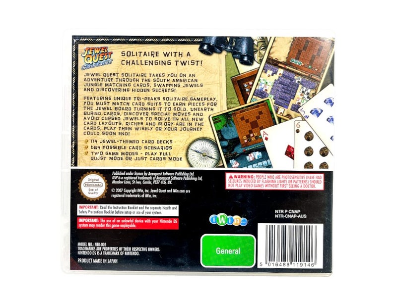 JEWEL QUEST Solitaire with a Twist! (Nintendo DS) Carousel 2
