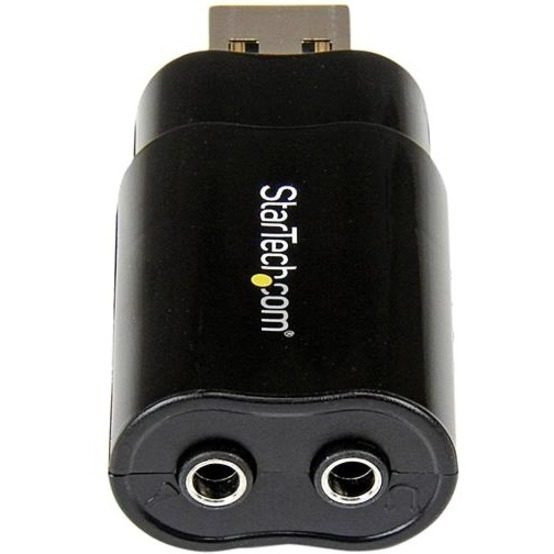StarTech.com Audio USB Adapter - 1 x Type A USB 2.0 USB Male - 1 x Mini-phone Au Carousel 7
