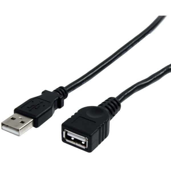 StarTech.com 3 ft Black USB 2.0 Extension Cable A to A - M/F - First End: 1 x 4- Carousel 1