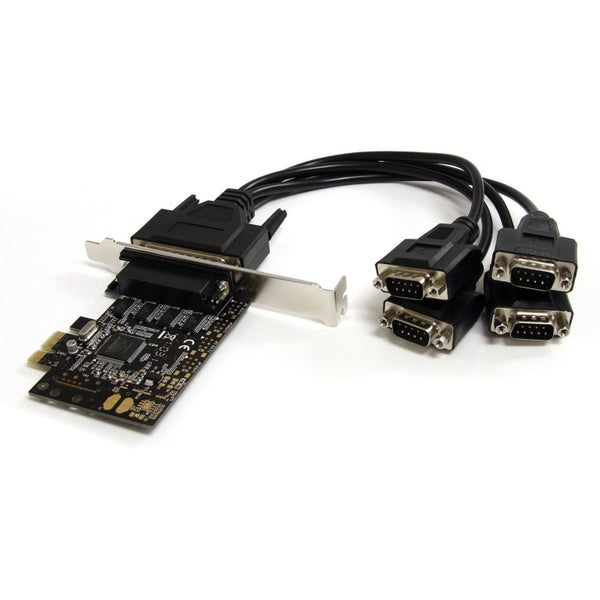 StarTech.com Multiport Serial Adapter - TAA Compliant - PCI Express x1 - 4 x DB- Carousel 1