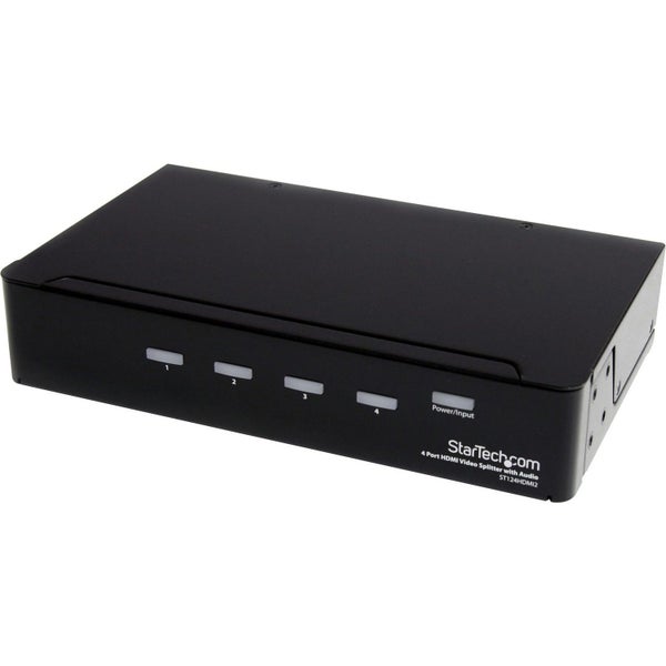StarTech.com HDMI Splitter 1 In 4 Out - 1080p - 4 Port -Mounting Brackets - 1.3 Carousel 1