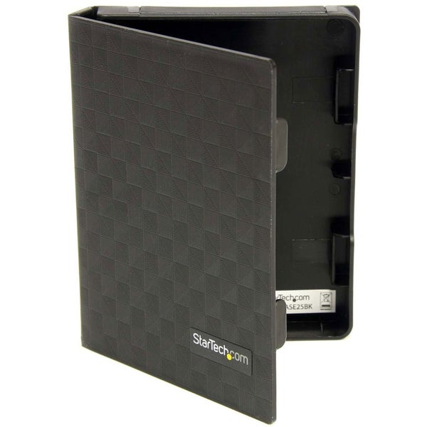 StarTech.com 2.5in Anti-Static Hard Drive Protector Case - Black (3pk) - Polypro Carousel 1