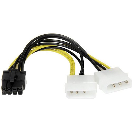 StarTech.com Adapter Cord - 15.24 cm - For PCI Express Card - LP4 / PCI-E - 1 Pc Carousel 1
