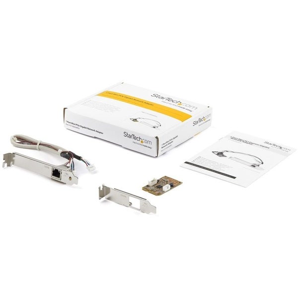 StarTech.com Gigabit Ethernet Card - 10/100/1000Base-T - Plug-in Card - Mini PCI Carousel 6