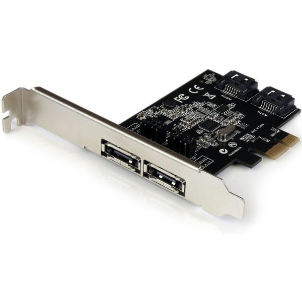 StarTech.com 2 Port PCI Express SATA 6 Gbps eSATA Controller Card - Dual Port PC Carousel 1