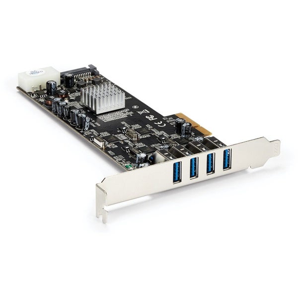 StarTech.com USB Adapter - PCI Express x4 - Plug-in Card - Add four USB 3.0 port Carousel 1