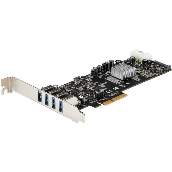 StarTech.com USB Adapter - PCI Express x4 - Plug-in Card - Add four USB 3.0 port Carousel 2