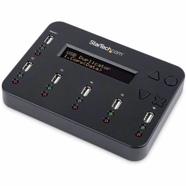 StarTech.com Standalone 1 to 5 USB Thumb Drive Duplicator/Eraser, Multiple Flash Carousel 1