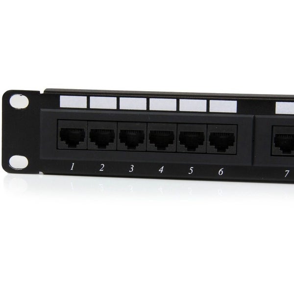 StarTech.com 24 Port 1U Rackmount Cat 6 110 Patch Panel - 24 x RJ-45 - 24 x RJ-1 Carousel 2