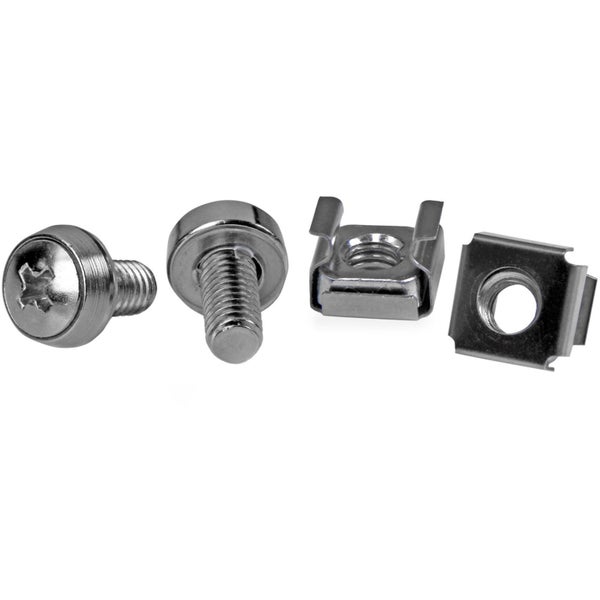 StarTech.com 50 Pkg M6 Mounting Screws and Cage Nuts - Cage Nut, Rack Screw - St Carousel 1