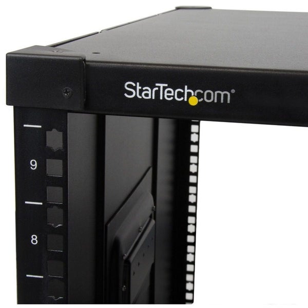StarTech.com 4-Post 9U Mobile Open Frame Server Rack, 19" Network Rolling Rack f Carousel 2