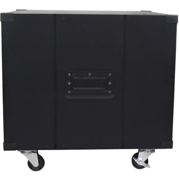 StarTech.com 4-Post 9U Mobile Open Frame Server Rack, 19" Network Rolling Rack f Carousel 6