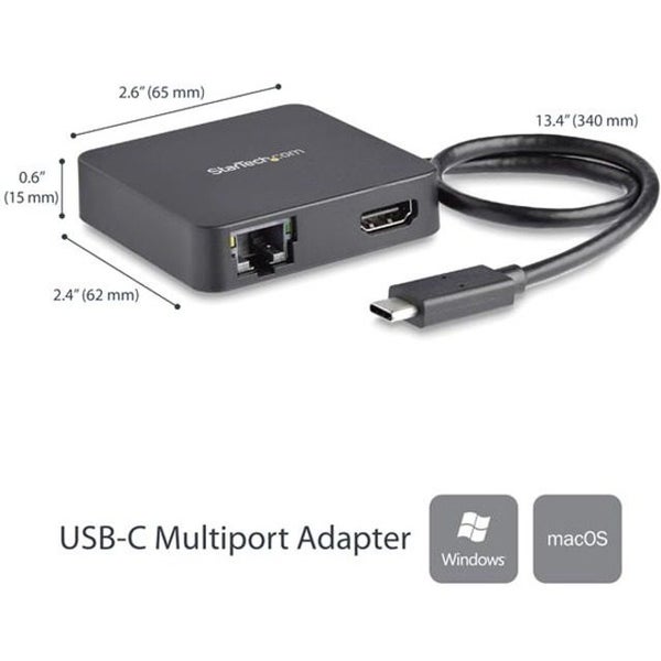 StarTech.com USB Type C Docking Station for Notebook - Black - TAA Compliant - 1 Carousel 2