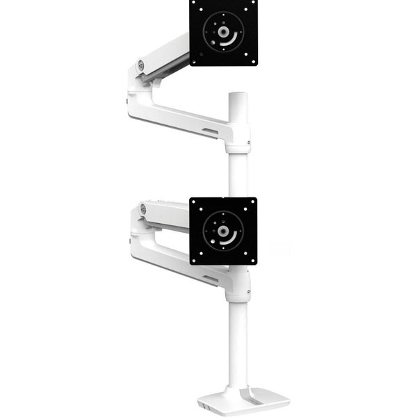 Ergotron Desk Mount for Monitor - White - 2 Display(s) Supported - 101.6 cm (40" Carousel 1