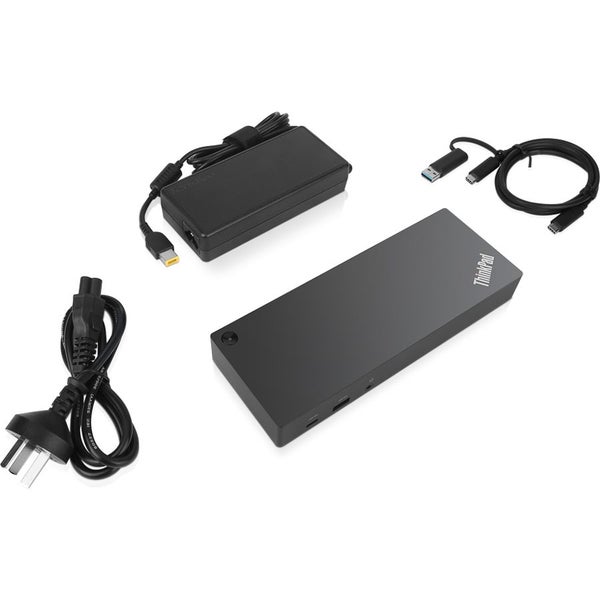 Lenovo USB Type C Docking Station for Notebook - 3840 x 2160 - 6 x USB Ports - 2 Carousel 6