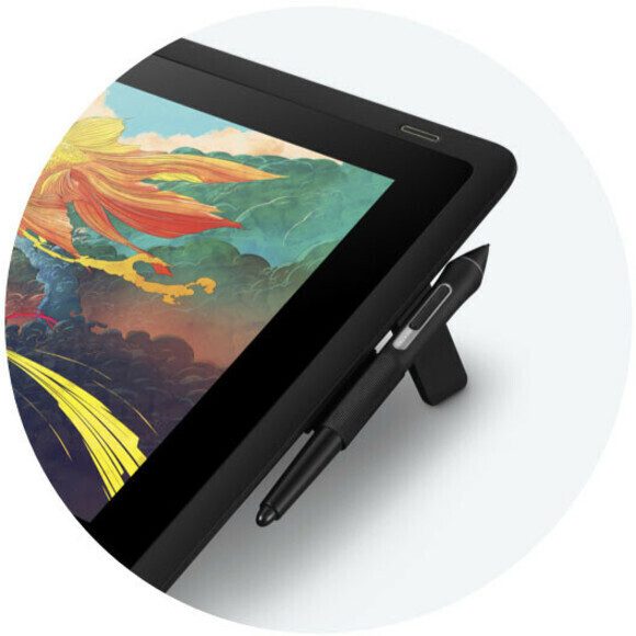 Wacom Cintiq DTK-1660 Graphics Tablet - 39.6 cm (15.6") LCD - 5080 lpi Full HD - Carousel 2