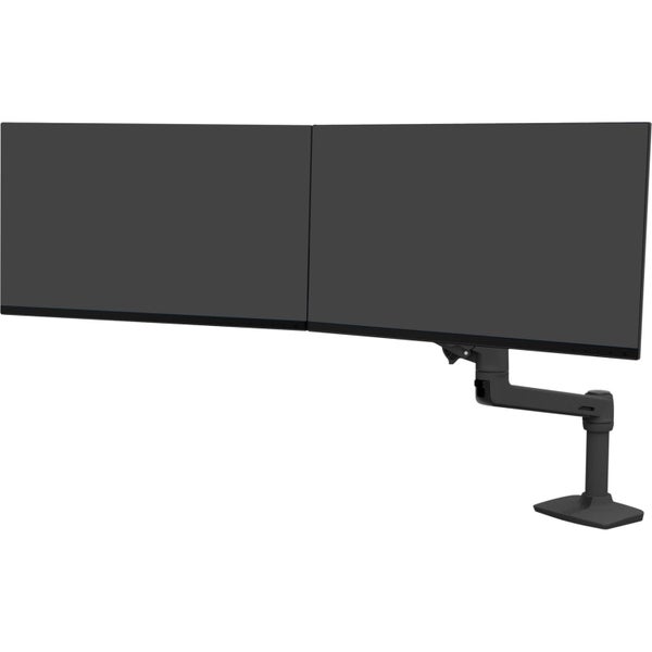 Ergotron Mounting Arm for Monitor - Matte Black - 2 Display(s) Supported - 63.5 Carousel 1