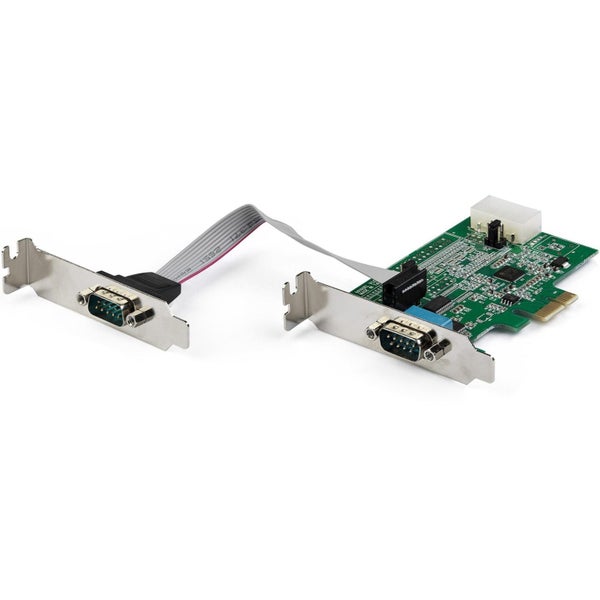 StarTech.com Serial Adapter - Low-profile Plug-in Card - 1 Pack - PCI Express - Carousel 1