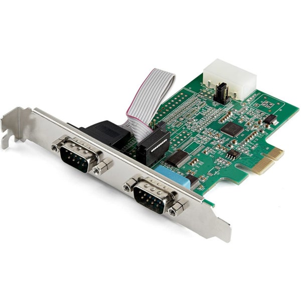 StarTech.com Serial Adapter with 16950 UART - Low-profile Plug-in Card - 1 Pack Carousel 1