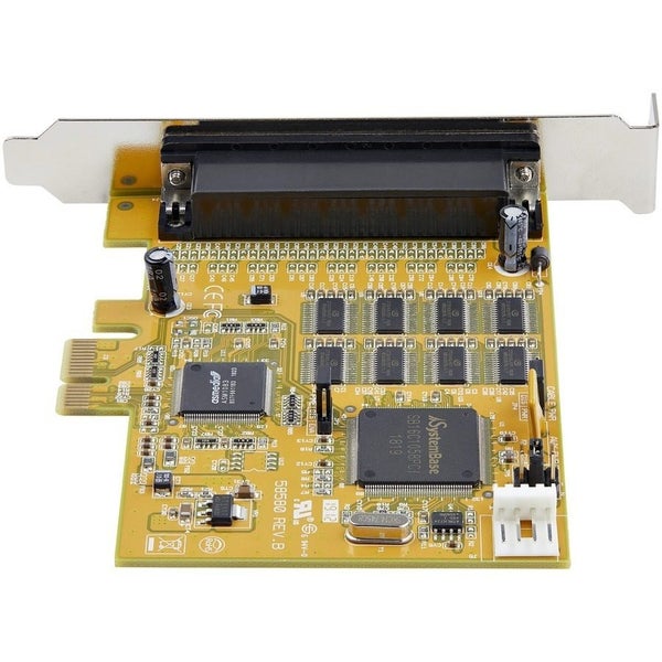 StarTech.com Multiport Serial Adapter - Yellow - PCI Express 1.0a x1 - 8 x DB-9 Carousel 8