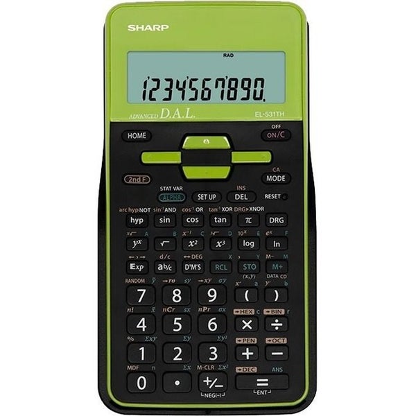 Sharp EL531TH Scientific Calculator - 273 Functions - LCD Display, Plastic Key, Carousel 1