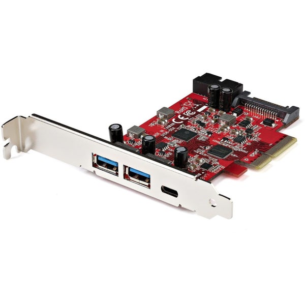 StarTech.com USB Adapter - PCI Express x4 - Plug-in Card - Red - UASP Support - Carousel 1