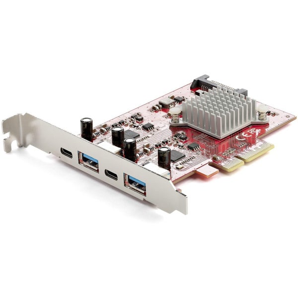 StarTech.com USB Adapter - PCI Express x4 - Plug-in Card - Red - UASP Support - Carousel 1