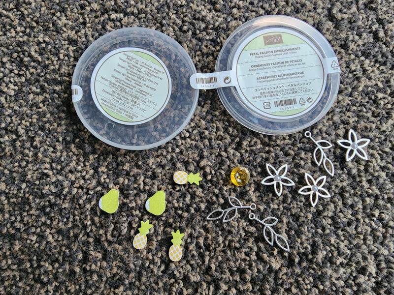 Stampin Up Petal Passion Embellishments Carousel 1