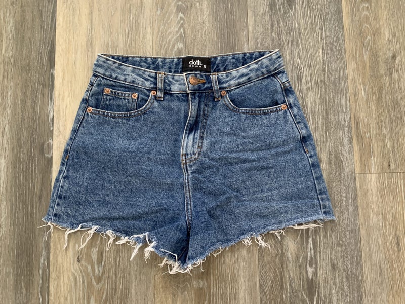 DOTTI Denim Shorts - Size 8 Carousel 1