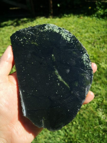 $1 reserve Pounamu greenstone quality carving slab translucent Carousel 13