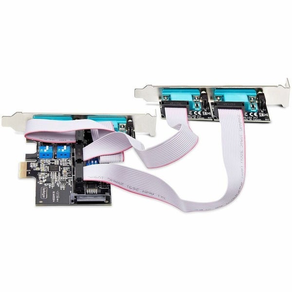 StarTech.com 4-Port Serial PCIe Card, Quad-Port RS232/RS422/RS485 Card, 16C1050 Carousel 8