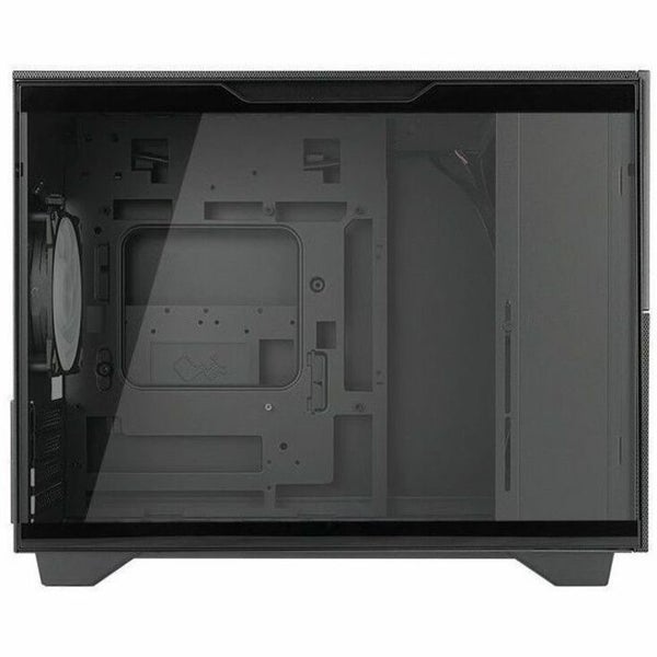 F3 Mini Gaming Tower Chassis - Black SECC Tempered Glass Wood Ports 1 x USB 3.2 Carousel 5