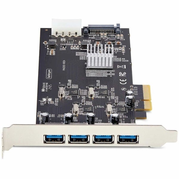 StarTech.com 4-Port USB PCIe Card, USB 3.2 5Gbps, PCI Express Expansion Card wit Carousel 2