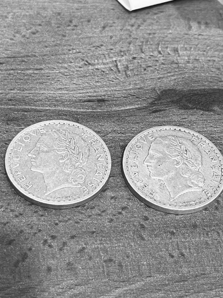 1947 5 Francs coin. France Carousel 4