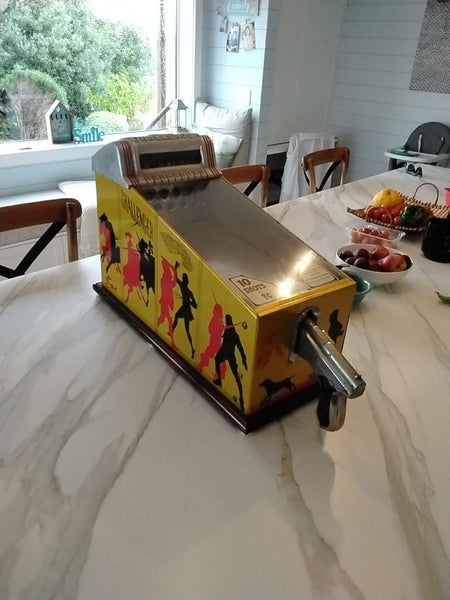 Old Table Top Challenger Shooting Game Arcade Carousel 2