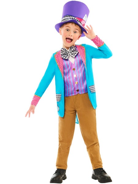 Eccentric Mad Hatter Costume for Boys Carousel 1