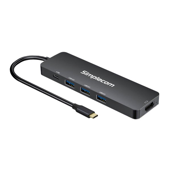 Simplecom CH545 USB-C 5-in-1 Multiport Adapter Docking Station with 3-Port USB 3 Carousel 1