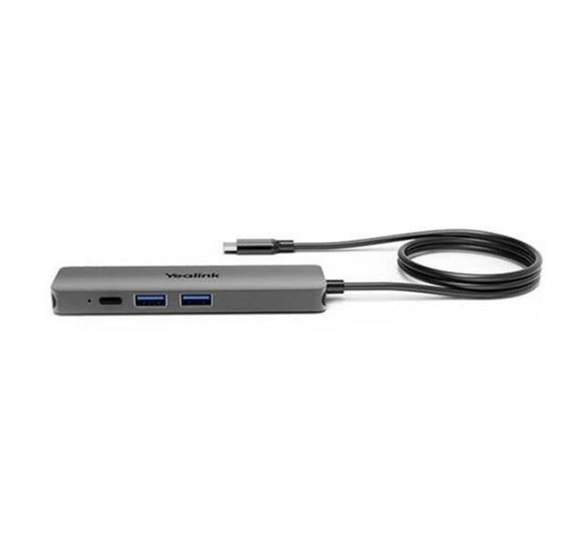 Yealink BYOD Box Cable Hub, with 1.5m USB-C Cable (USB-C to USB-A adapter includ Carousel 1