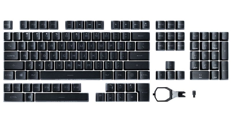 ASUS ROG PBT Doubleshot Keycap Set for ROG RX Switches Carousel 1