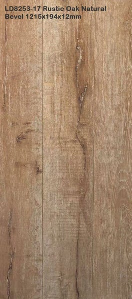 12mm Rustic Oak Natural $35/m2 incl gst and underlay - Laminate flooring Carousel 6
