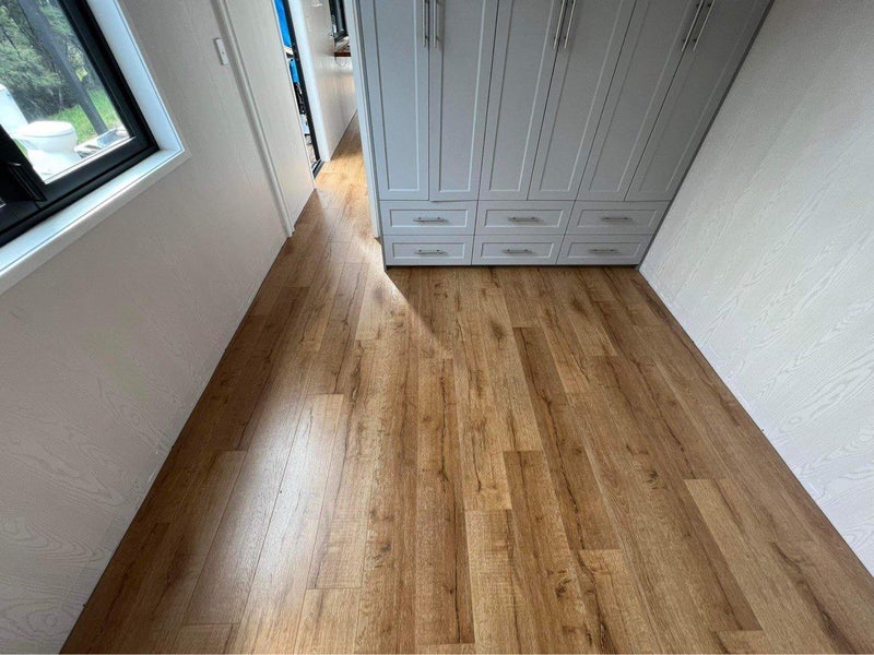 12mm Rustic Oak Natural $35/m2 incl gst and underlay - Laminate flooring Carousel 1