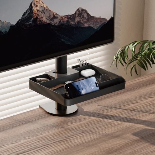 Brateck Pole Mounted Storage Shelf Easily mounted to F30-48mm (1.2'-1.9') poles Carousel 2