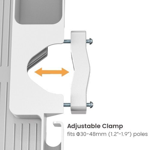 Brateck Pole Mounted Storage Shelf Easily mounted to F30-48mm (1.2'-1.9') poles Carousel 4
