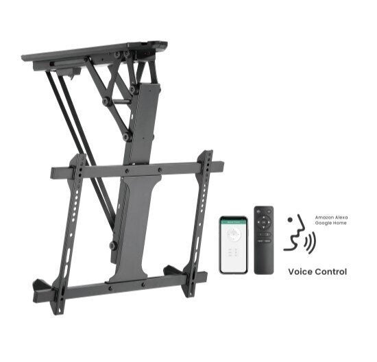 Brateck PLB-M0546AI SMART FLIP DOWN TV CEILING MOUNT POWERED BY TUYA Support mos Carousel 1