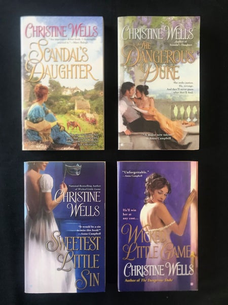 FOUR CHRISTINE WELLS BOOKS TOGETHER - BESTSELLING ROMANCE AUTHOR Carousel 1
