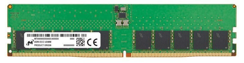 Micron/Crucial 32GB (1x32GB) DDR5 ECC UDIMM 5600MHz CL46 2Rx8 Server Data Center Carousel 1