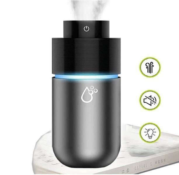 Sansai HUD-305E Portable Humidifier 200ml 7 colours LED light Carousel 1