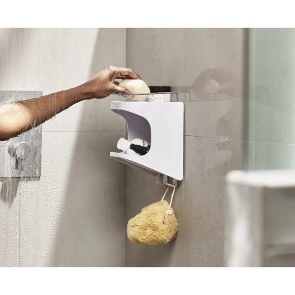 Joseph Joseph Capsule 2-Tier Shower Shelf - White Carousel 2