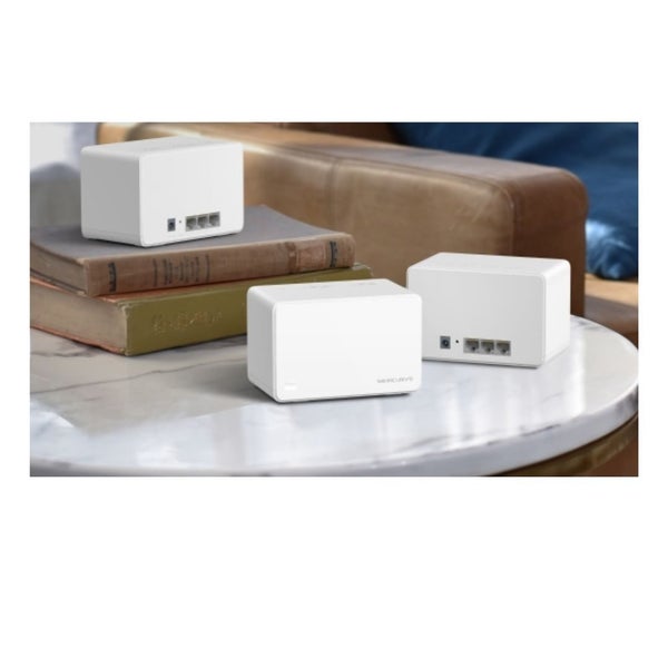 Mercusys Halo H80X(2-pack) AX3000 Whole Home Mesh Wi-Fi 6 System, 3000 Mbps Dual Carousel 4