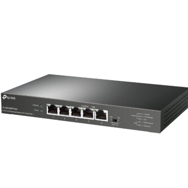 TP-Link TL-SG105PP-M2 5-Port 2.5G Desktop Switch with 4-Port PoE++ Carousel 2